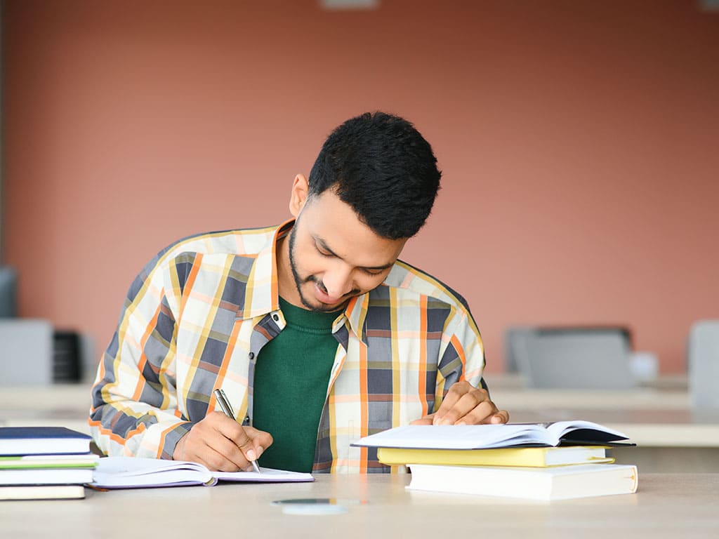 Student Studying